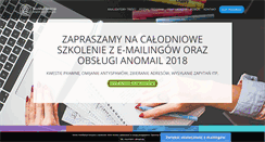 Desktop Screenshot of anomail.pl